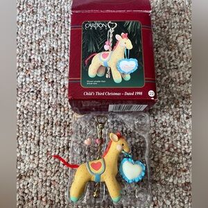 Carlton Cards Child’s Third Christmas Ornament 1998